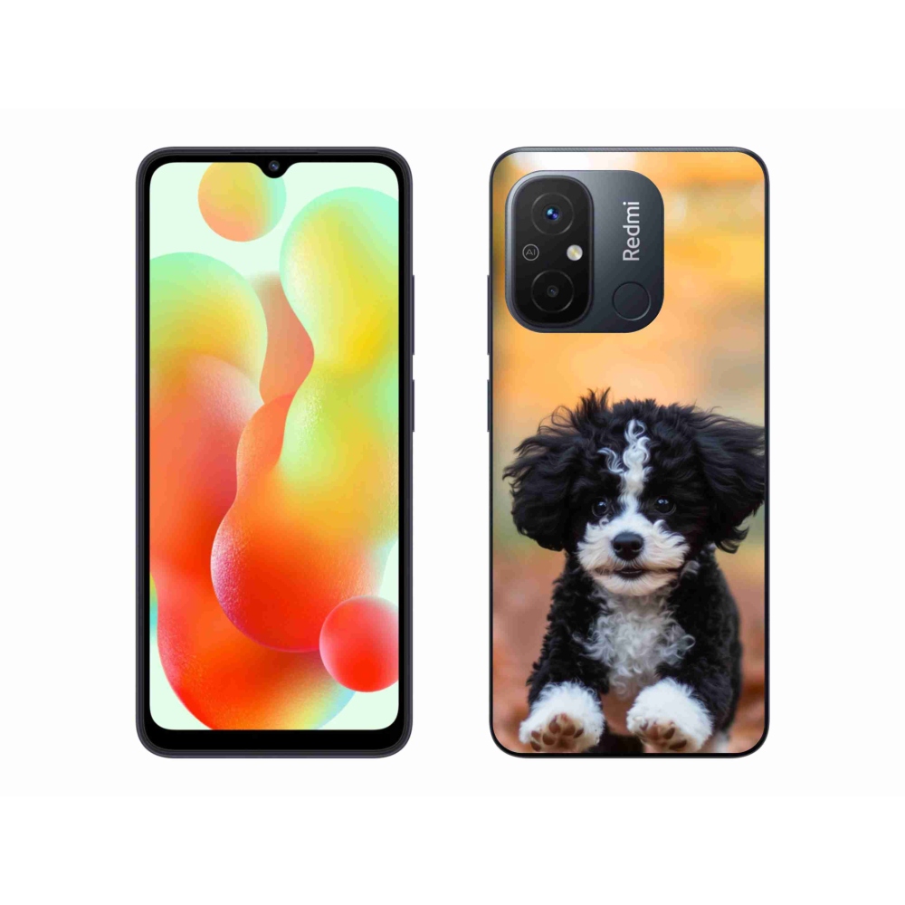 Gelový kryt mmCase na Xiaomi Redmi 12C - roztomilé štěně 2