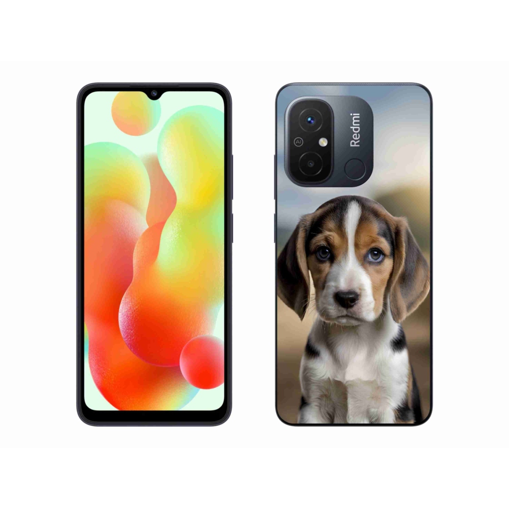 Gelový kryt mmCase na Xiaomi Redmi 12C - roztomilý bígl