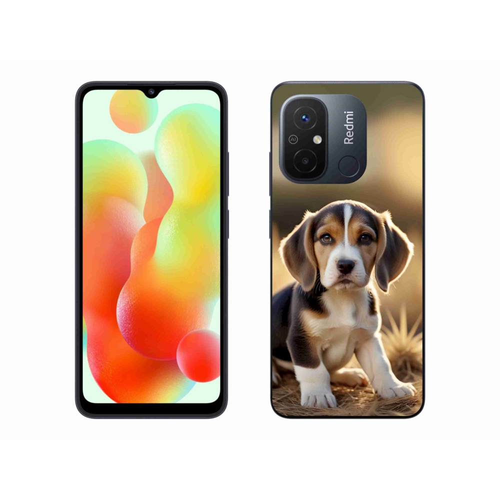 Gelový kryt mmCase na Xiaomi Redmi 12C - roztomilý bígl