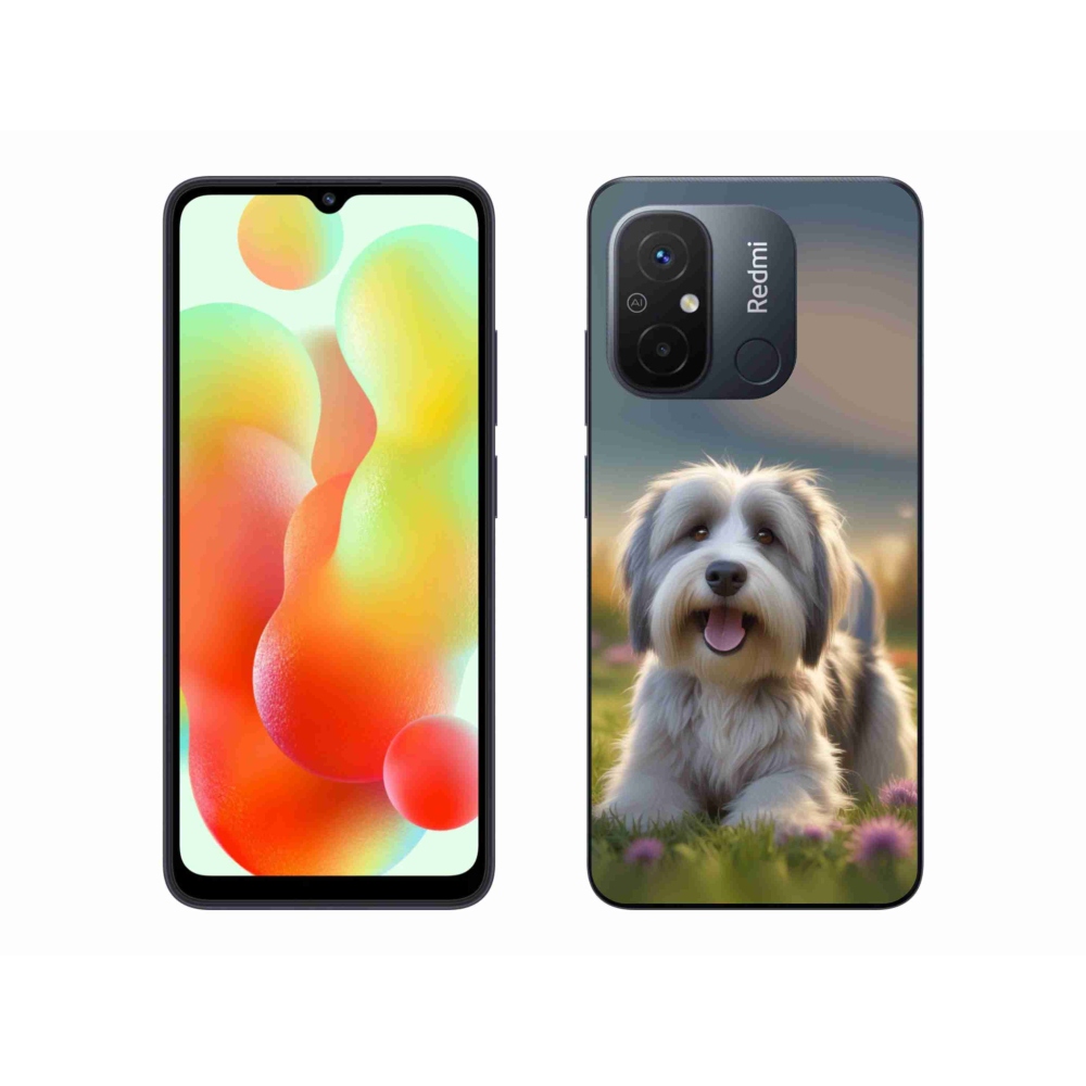 Gelový kryt mmCase na Xiaomi Redmi 12C - roztomilý havanský psík