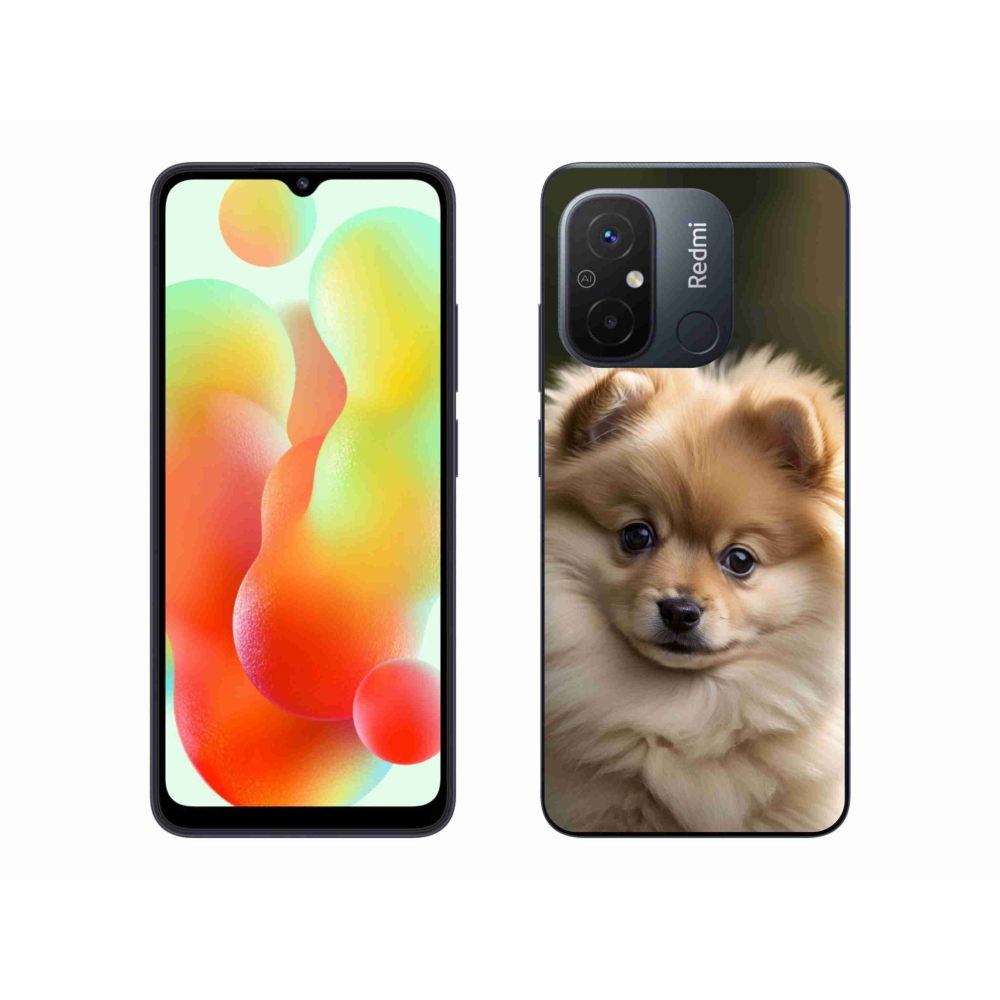 Gelový kryt mmCase na Xiaomi Redmi 12C - roztomilý pomeranian 2