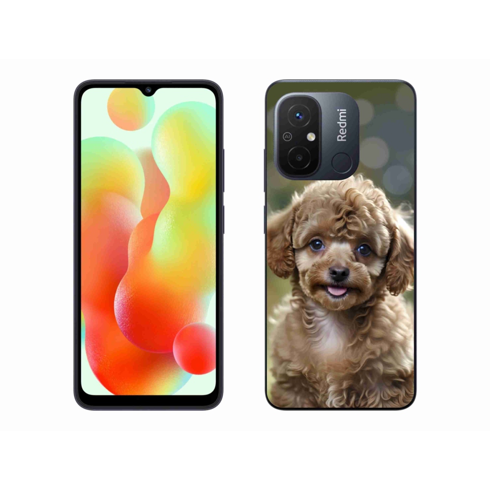 Gelový kryt mmCase na Xiaomi Redmi 12C - roztomilý pudl