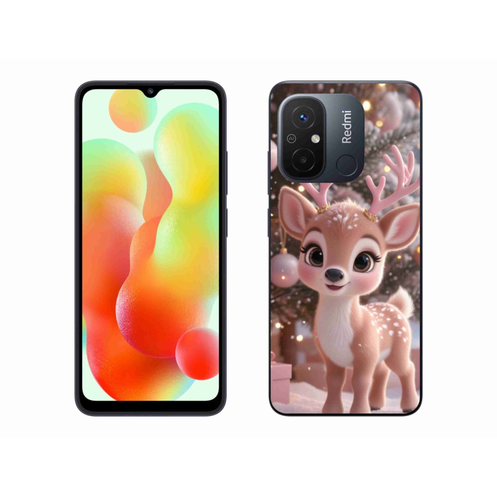 Gelový kryt mmCase na Xiaomi Redmi 12C - roztomilý sob