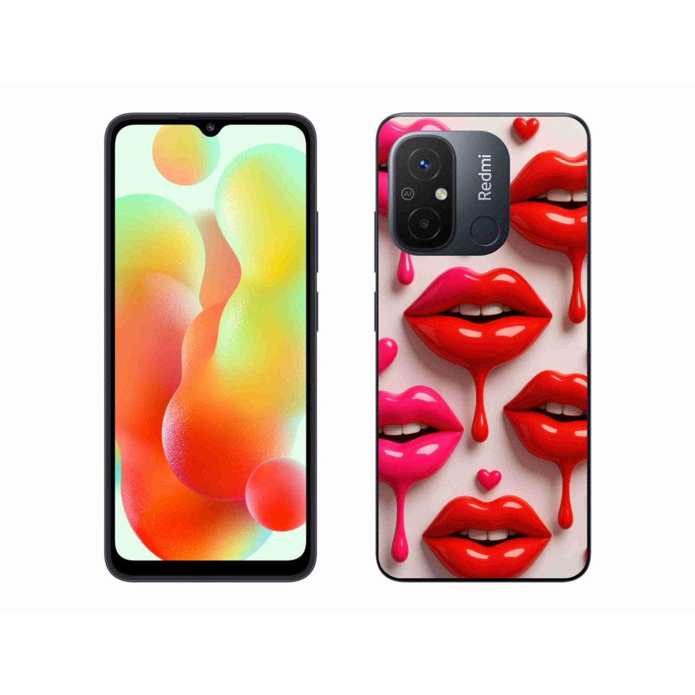 Gelový kryt mmCase na Xiaomi Redmi 12C - rty 2