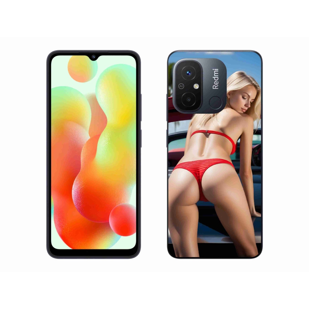 Gelový kryt mmCase na Xiaomi Redmi 12C - sexy žena 2