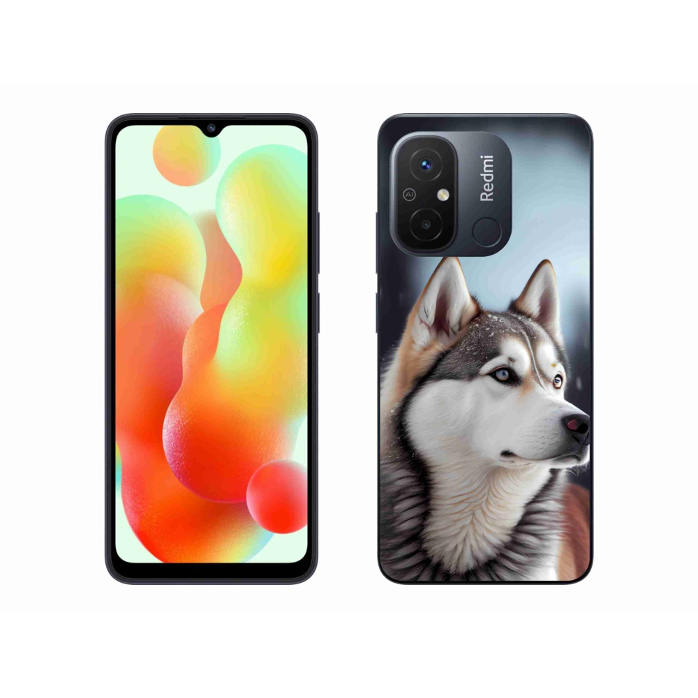 Gelový kryt mmCase na Xiaomi Redmi 12C - sibiřský husky