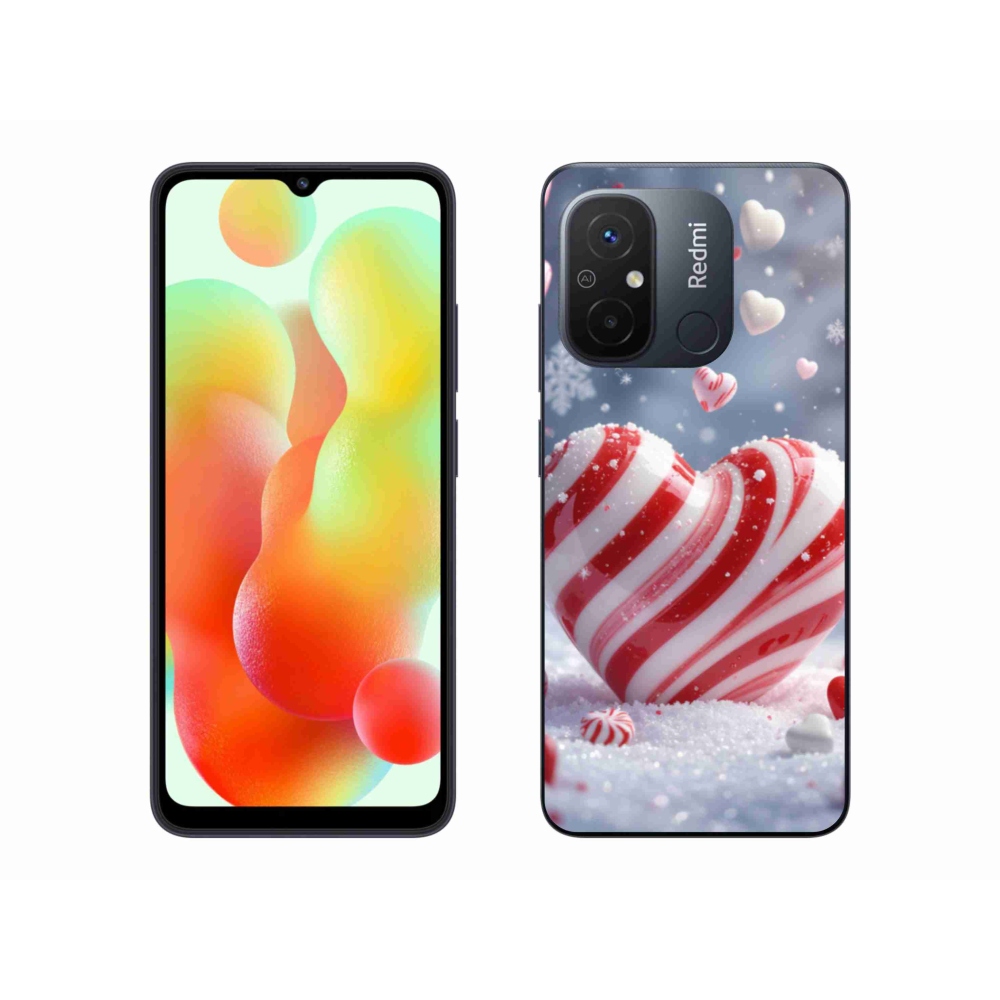 Gelový kryt mmCase na Xiaomi Redmi 12C - sladké srdce