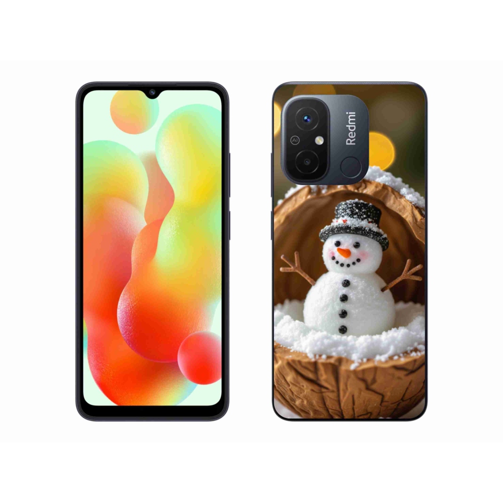 Gelový kryt mmCase na Xiaomi Redmi 12C - sněhulák 4