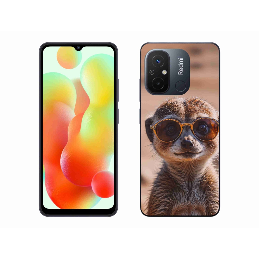 Gelový kryt mmCase na Xiaomi Redmi 12C - stylová surikata