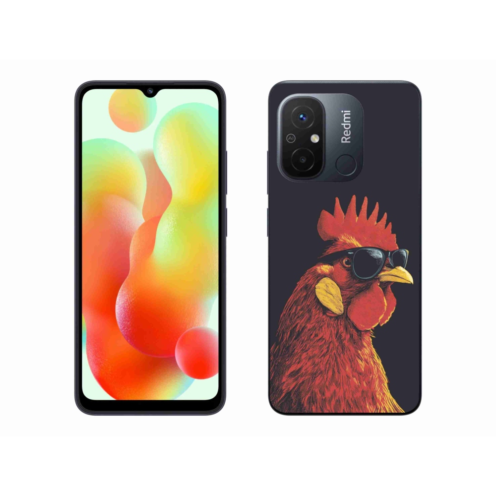 Gelový kryt mmCase na Xiaomi Redmi 12C - stylový kohout