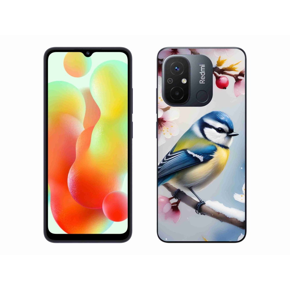 Gelový kryt mmCase na Xiaomi Redmi 12C - sýkorka