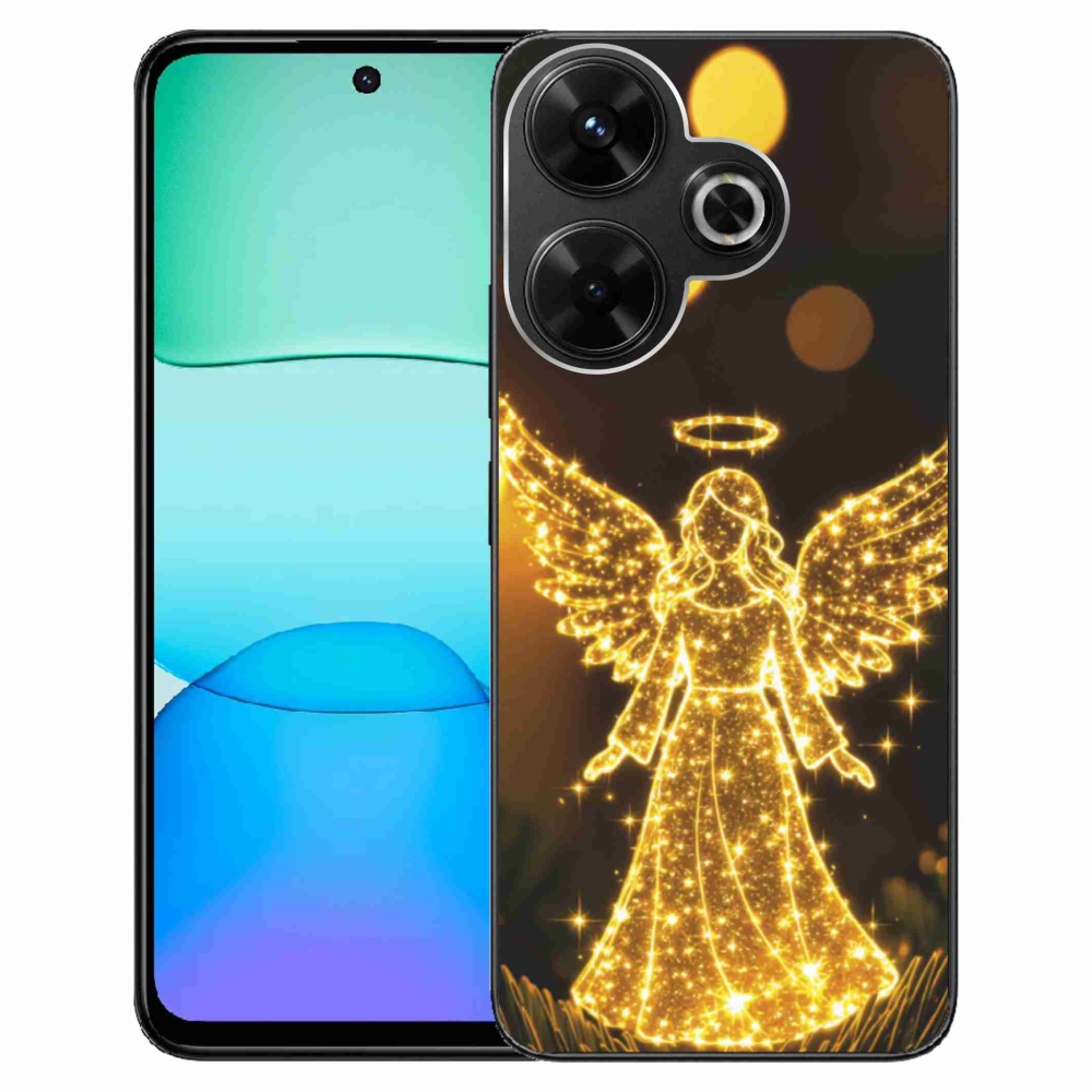 Gelový kryt mmCase na Xiaomi Redmi 13 4G/Poco M6 4G - anděl