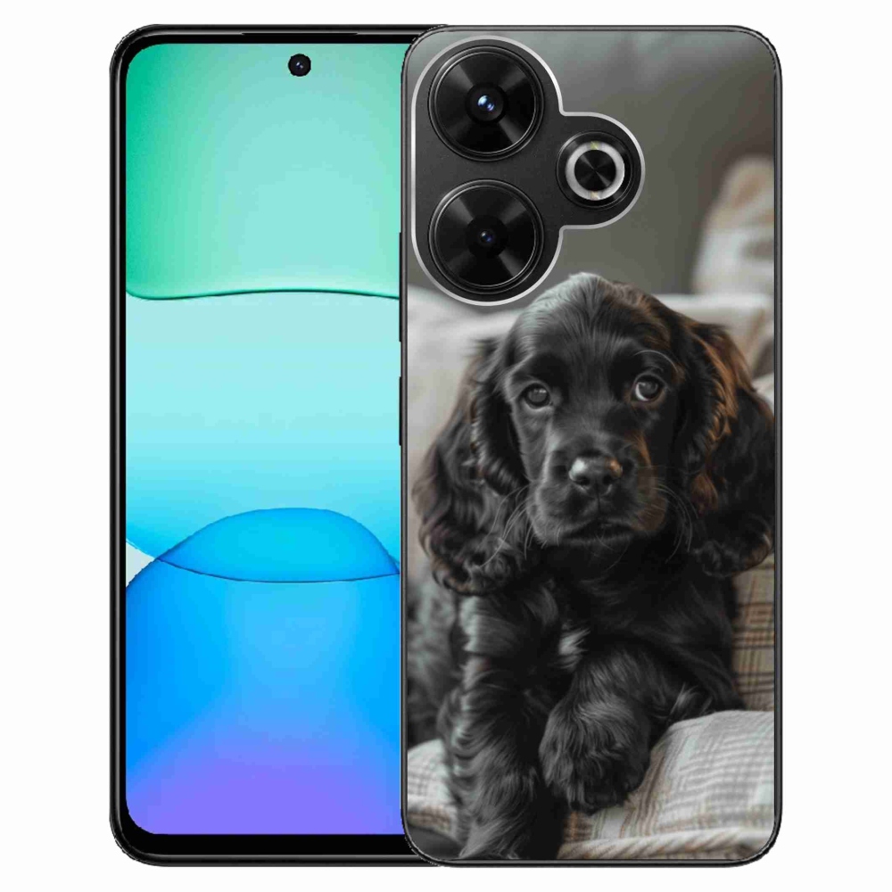 Gelový kryt mmCase na Xiaomi Redmi 13 4G/Poco M6 4G - anglický kokršpaněl