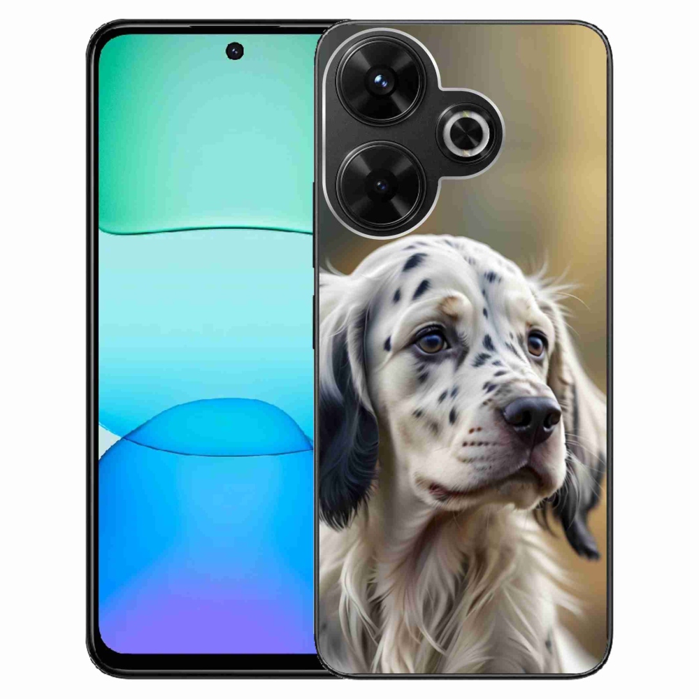 Gelový kryt mmCase na Xiaomi Redmi 13 4G/Poco M6 4G - anglický setr