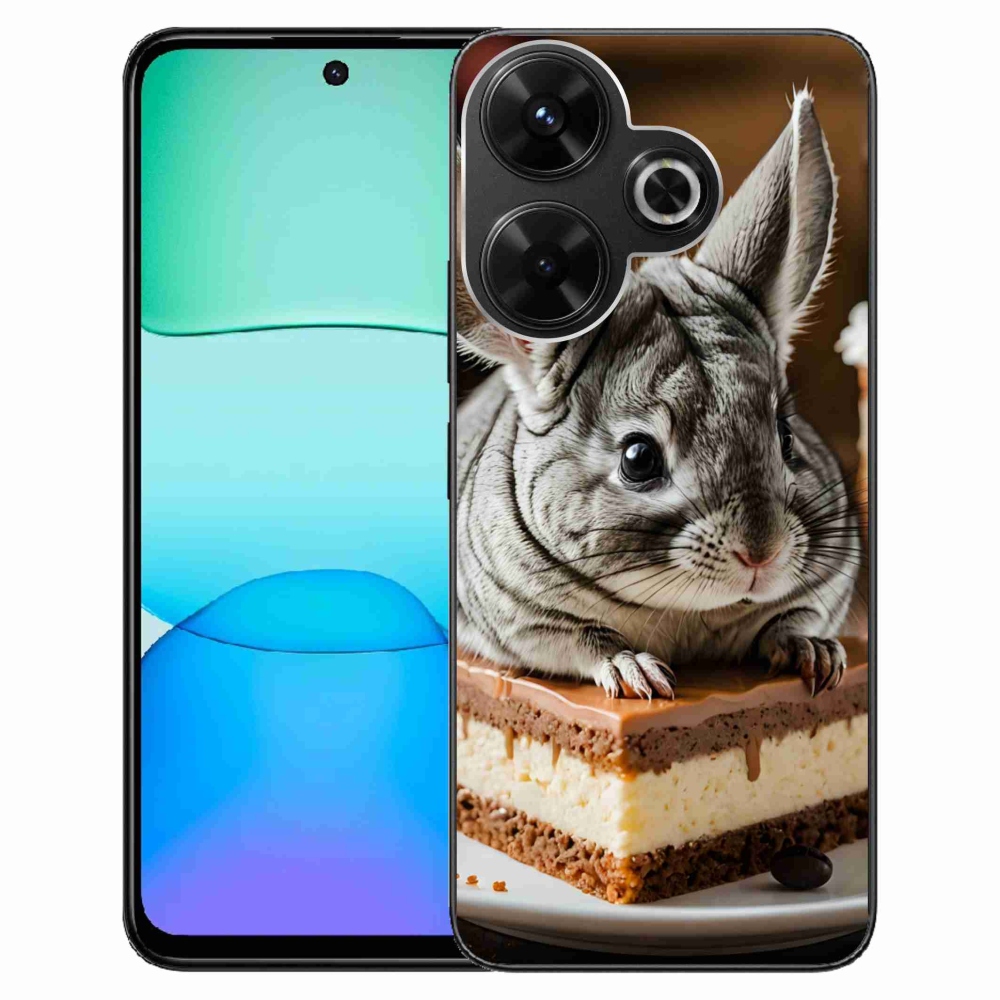 Gelový kryt mmCase na Xiaomi Redmi 13 4G/Poco M6 4G - činčila