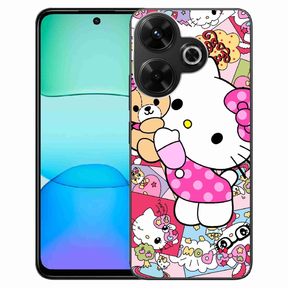 Gelový kryt mmCase na Xiaomi Redmi 13 4G/ Poco M6 4G - cute kitty