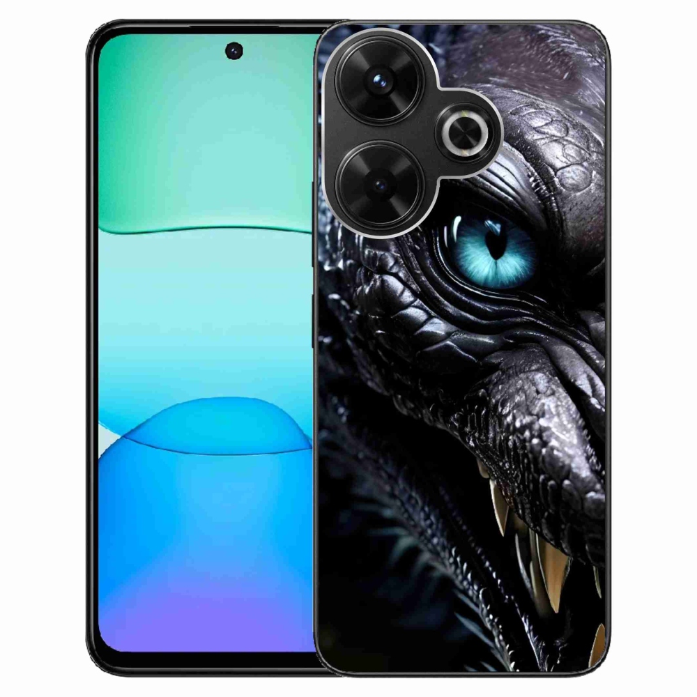 Gelový kryt mmCase na Xiaomi Redmi 13 4G/ Poco M6 4G - dračí pohled