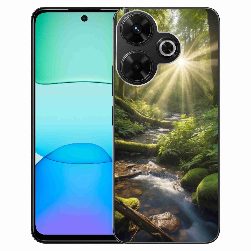 Gelový kryt mmCase na Xiaomi Redmi 13 4G/Poco M6 4G - hlubina lesa