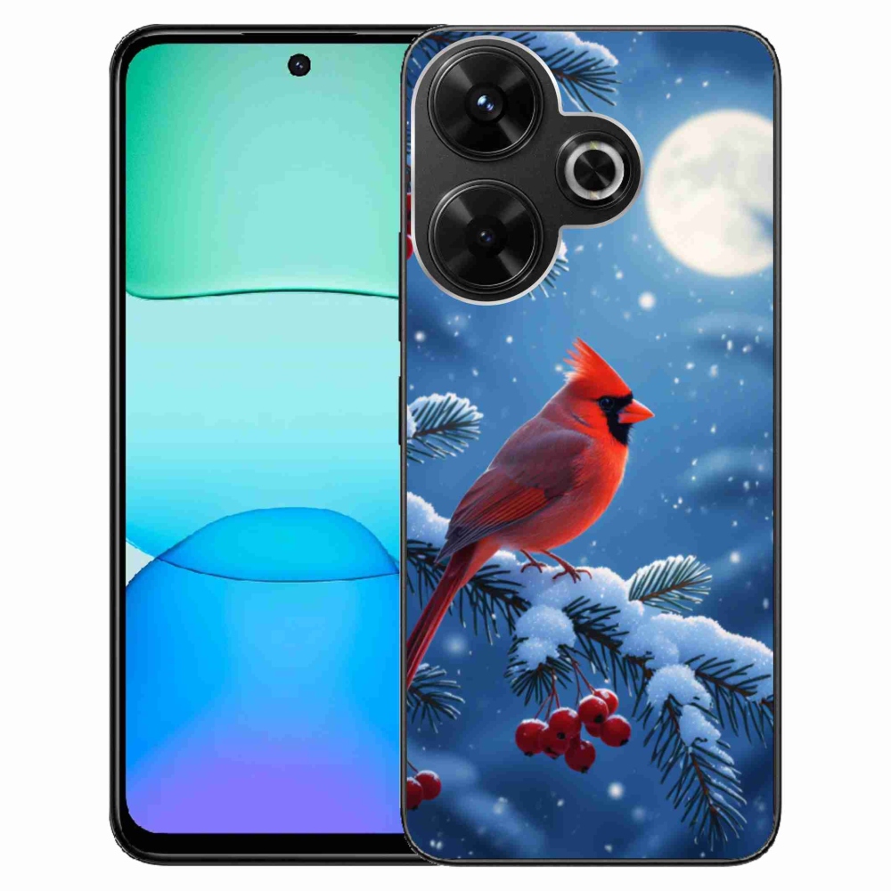 Gelový kryt mmCase na Xiaomi Redmi 13 4G/ Poco M6 4G - kardinál červený