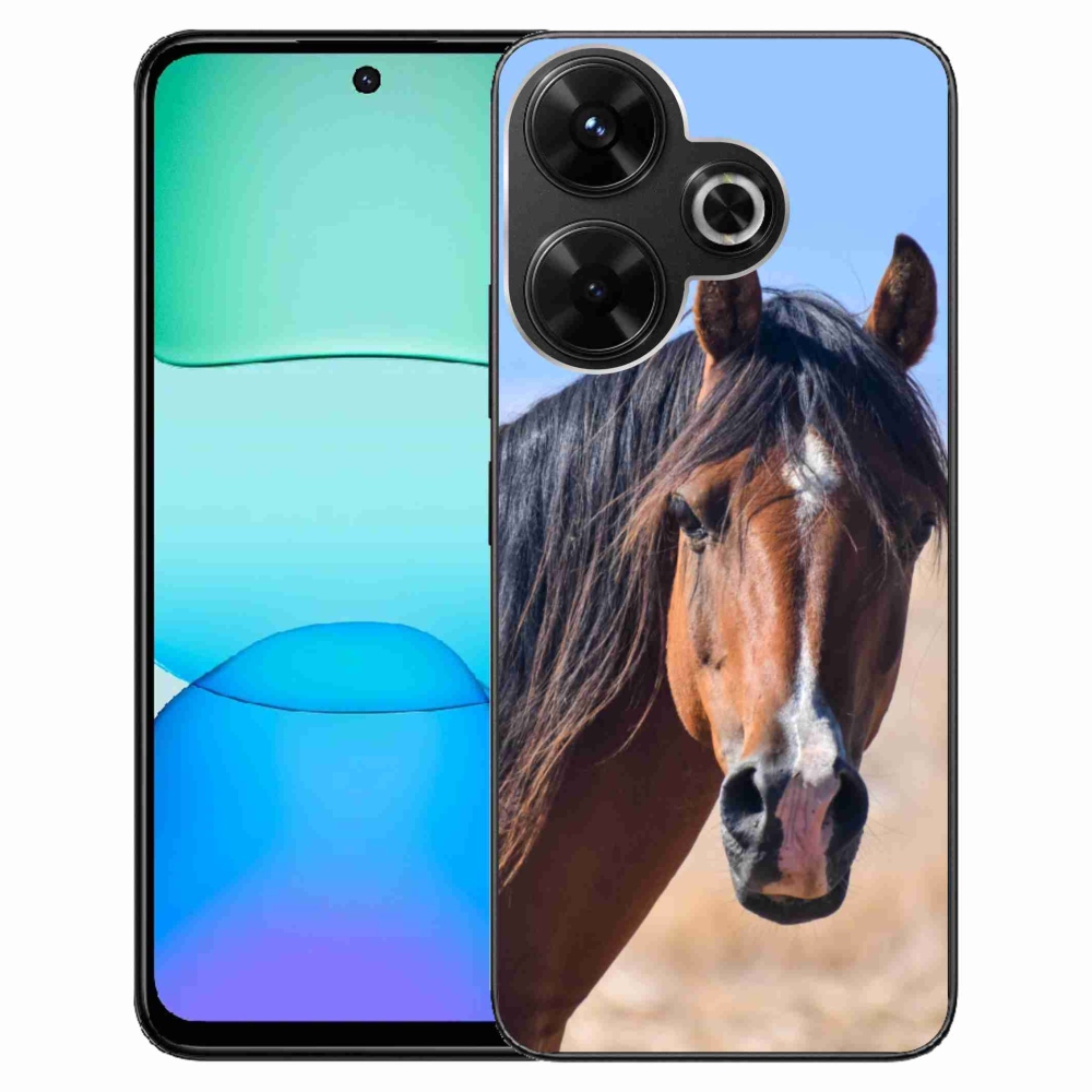 Gelový kryt mmCase na Xiaomi Redmi 13 4G/ Poco M6 4G - klidný kůň