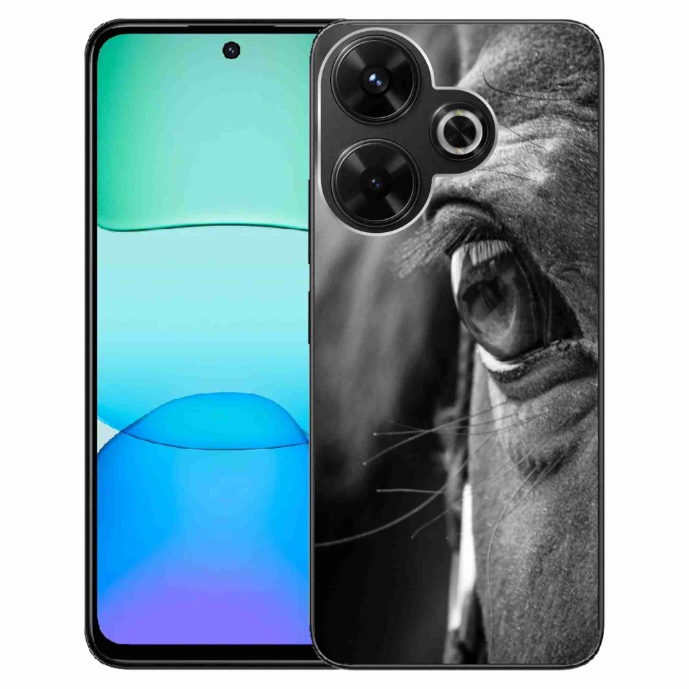 Gelový kryt mmCase na Xiaomi Redmi 13 4G/ Poco M6 4G - koňský pohled