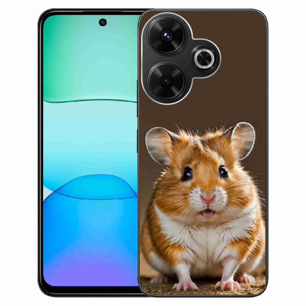 Gelový kryt mmCase na Xiaomi Redmi 13 4G/Poco M6 4G - křeček