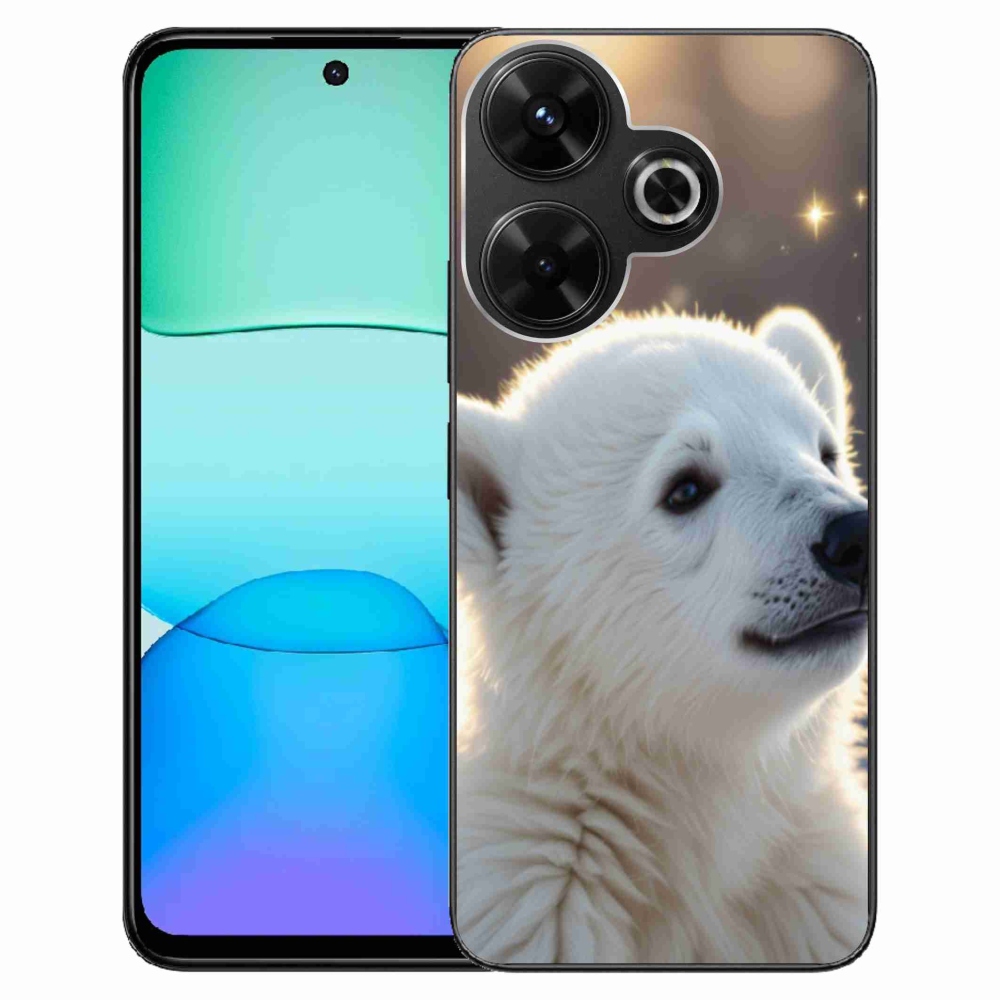 Gelový kryt mmCase na Xiaomi Redmi 13 4G/Poco M6 4G - lední medvěd
