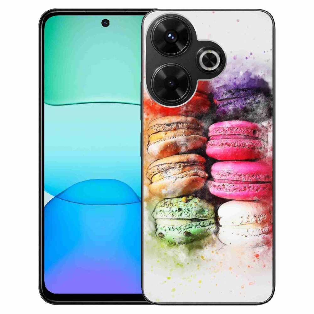 Gelový kryt mmCase na Xiaomi Redmi 13 4G/Poco M6 4G - makrónky