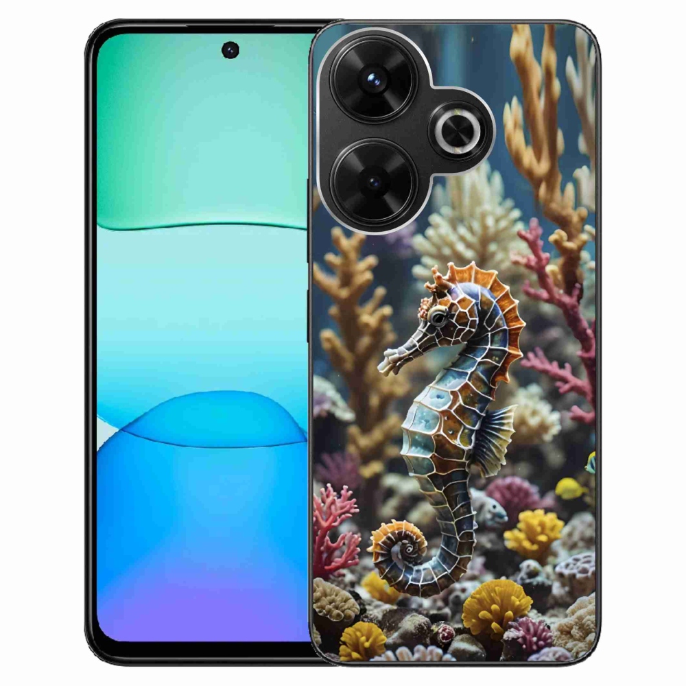 Gelový kryt mmCase na Xiaomi Redmi 13 4G/ Poco M6 4G - mořský koník 2