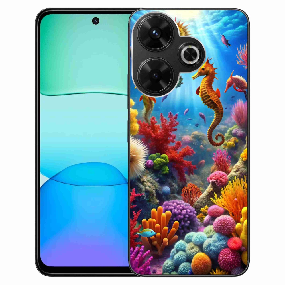 Gelový kryt mmCase na Xiaomi Redmi 13 4G/Poco M6 4G - mořský svět 3