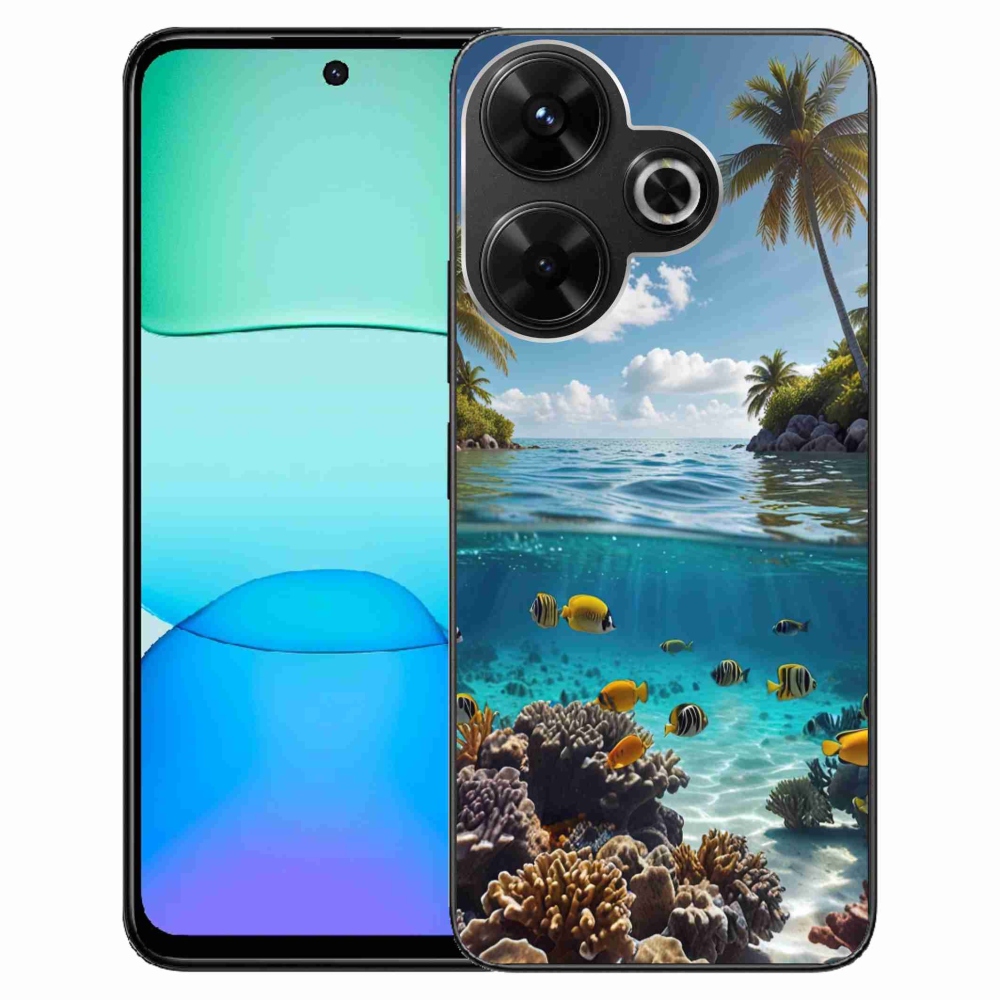 Gelový kryt mmCase na Xiaomi Redmi 13 4G/Poco M6 4G - mořský svět 4