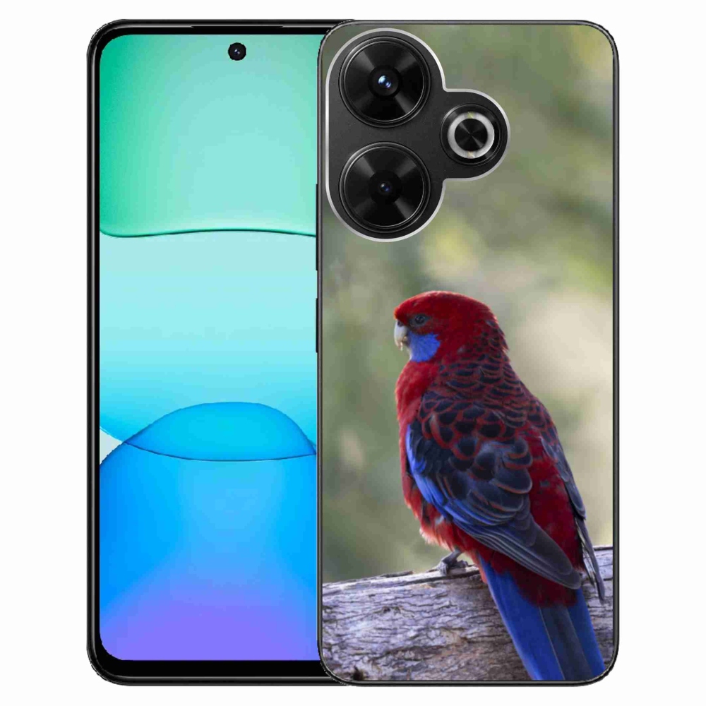 Gelový kryt mmCase na Xiaomi Redmi 13 4G/Poco M6 4G - papoušek rosela