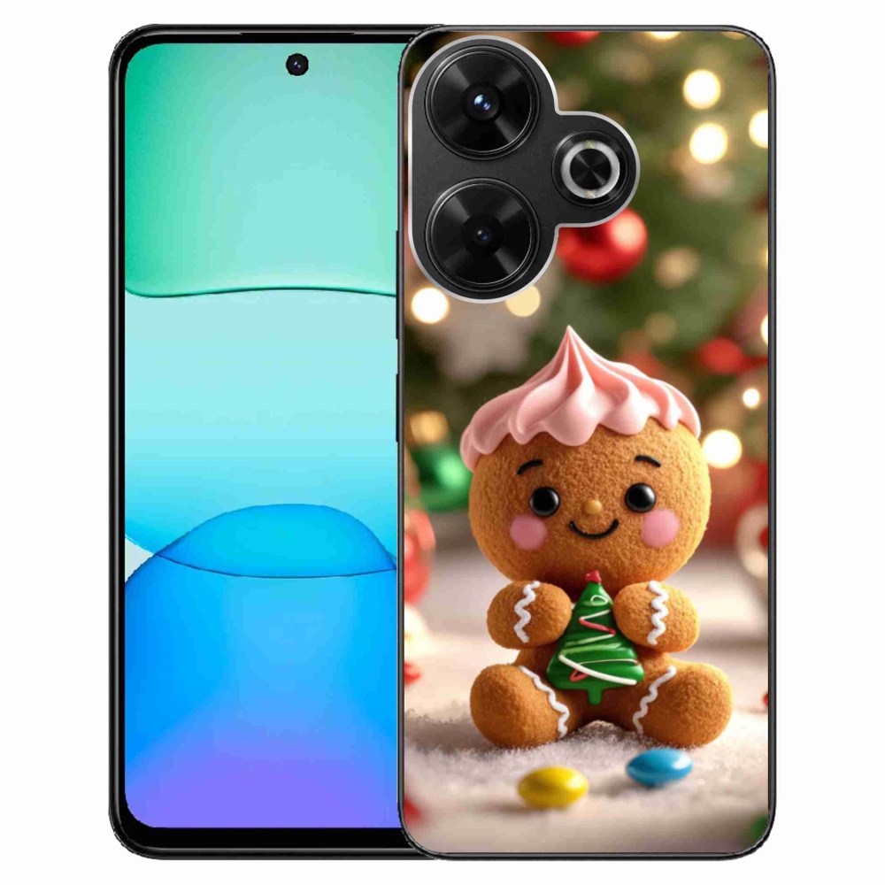 Gelový kryt mmCase na Xiaomi Redmi 13 4G/Poco M6 4G - perníček