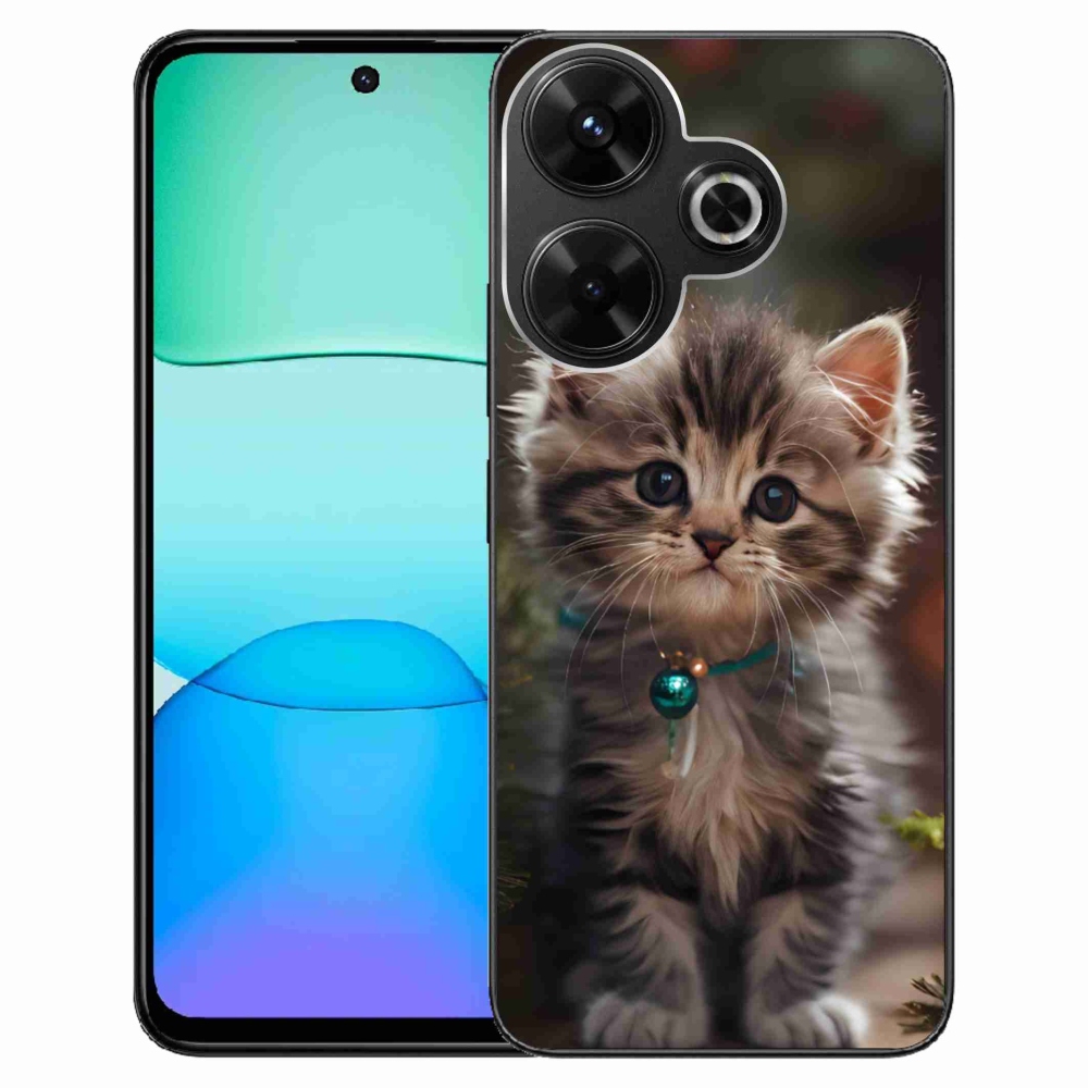 Gelový kryt mmCase na Xiaomi Redmi 13 4G/ Poco M6 4G - roztomilé kotě 11