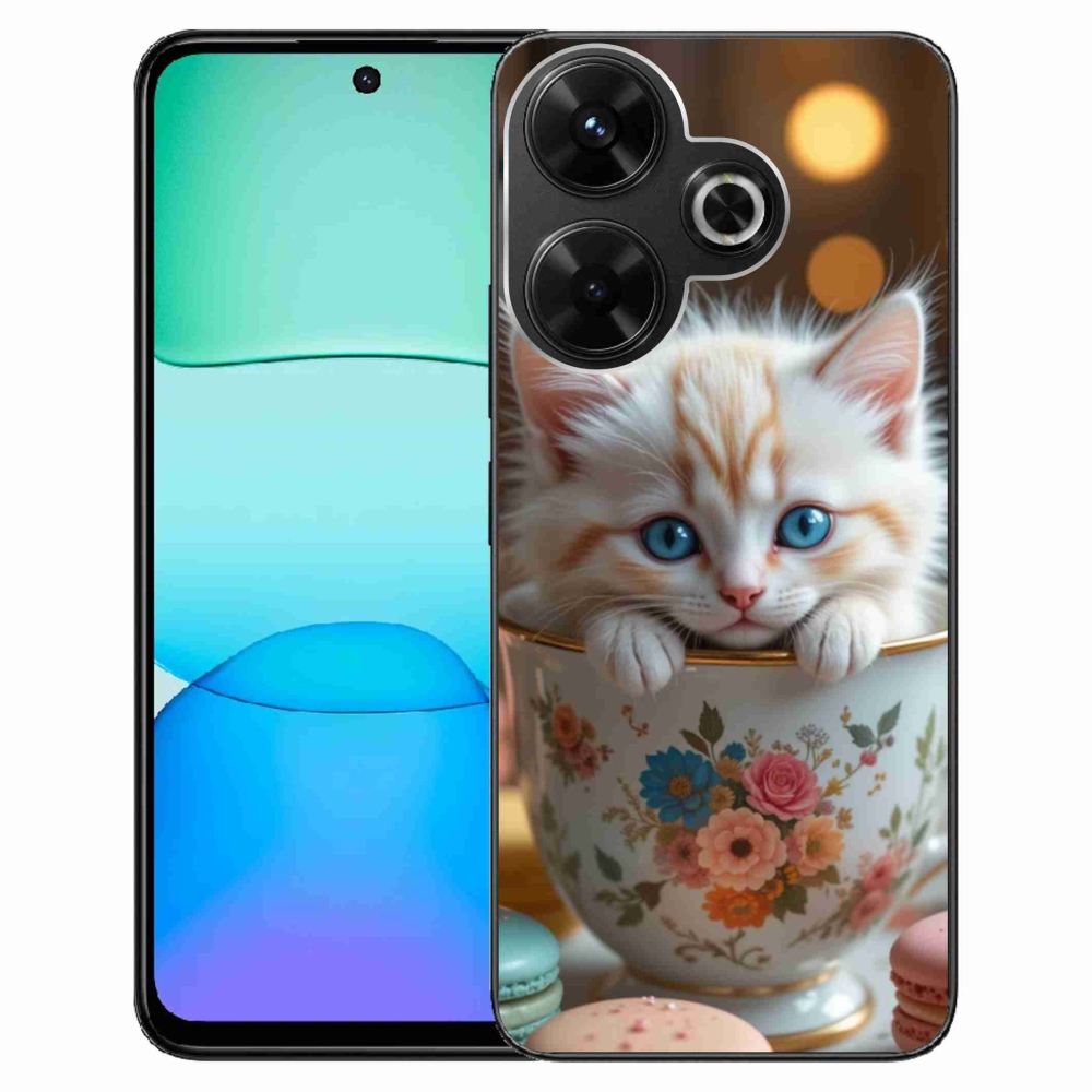 Gelový kryt mmCase na Xiaomi Redmi 13 4G/Poco M6 4G - roztomilé kotě 6
