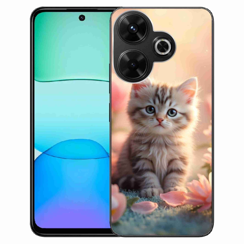 Gelový kryt mmCase na Xiaomi Redmi 13 4G/Poco M6 4G - roztomilé kotě 8