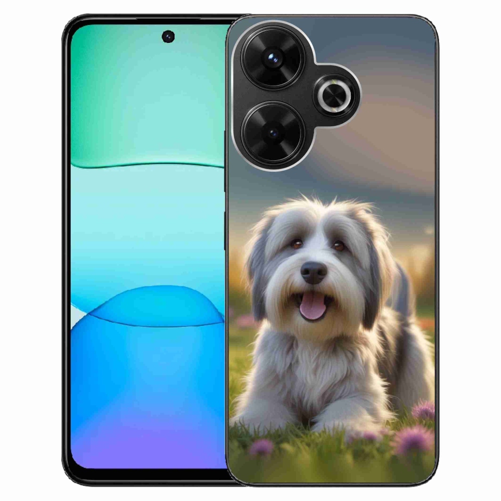 Gelový kryt mmCase na Xiaomi Redmi 13 4G/ Poco M6 4G - roztomilý havanský psík