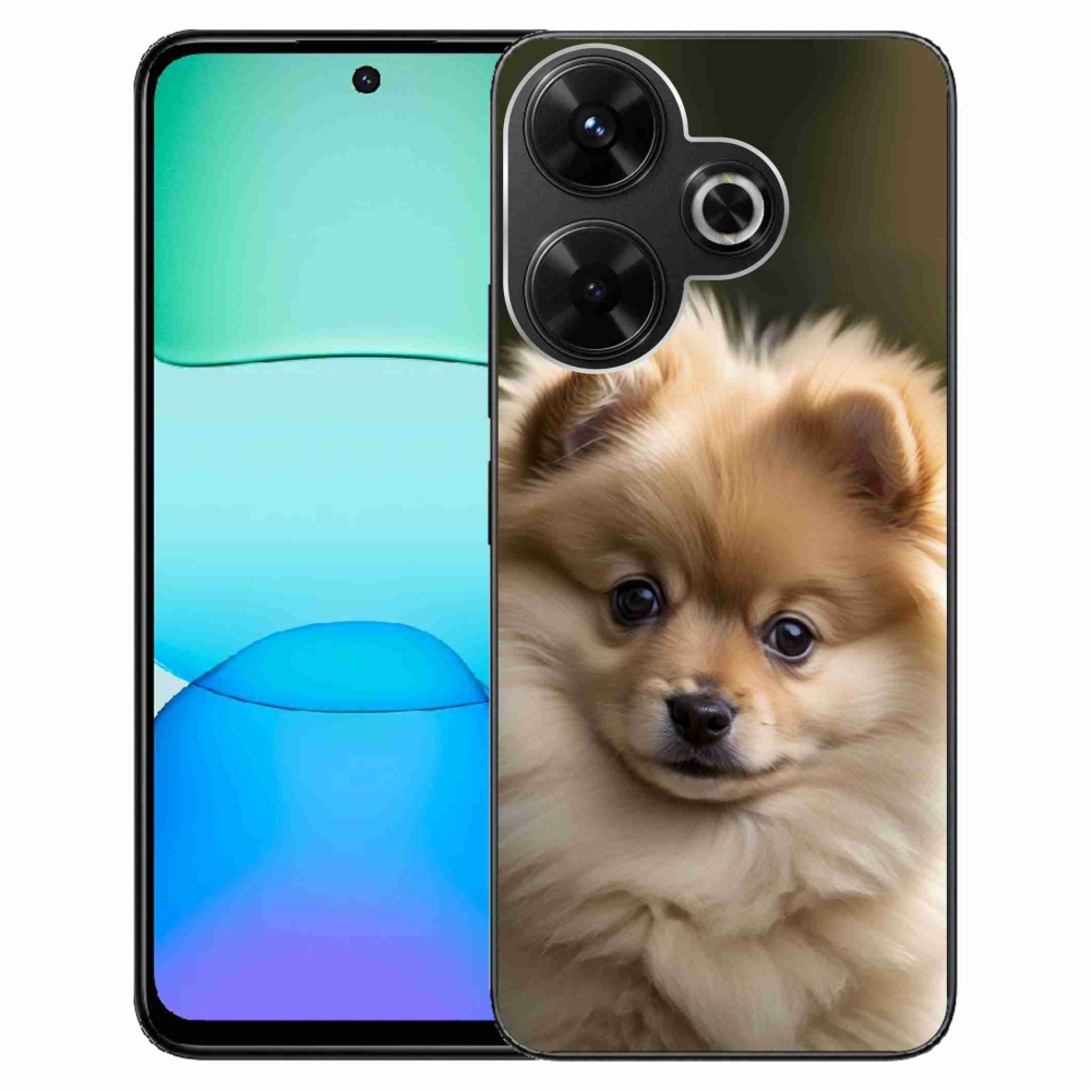 Gelový kryt mmCase na Xiaomi Redmi 13 4G/ Poco M6 4G - roztomilý pomeranian 2