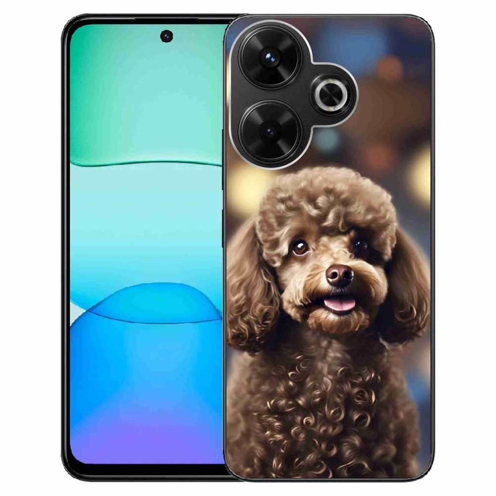 Gelový kryt mmCase na Xiaomi Redmi 13 4G/ Poco M6 4G - roztomilý pudl