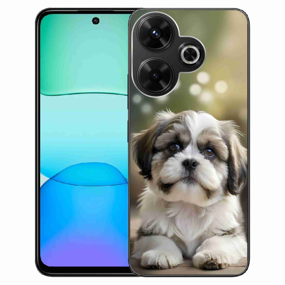 Gelový kryt mmCase na Xiaomi Redmi 13 4G/ Poco M6 4G - roztomilý shih-tzu