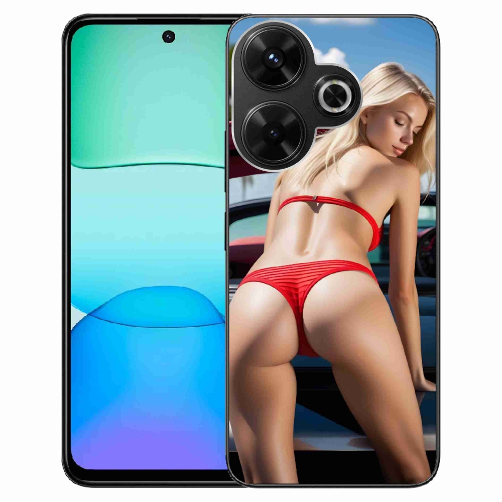 Gelový kryt mmCase na Xiaomi Redmi 13 4G/ Poco M6 4G - sexy žena 2