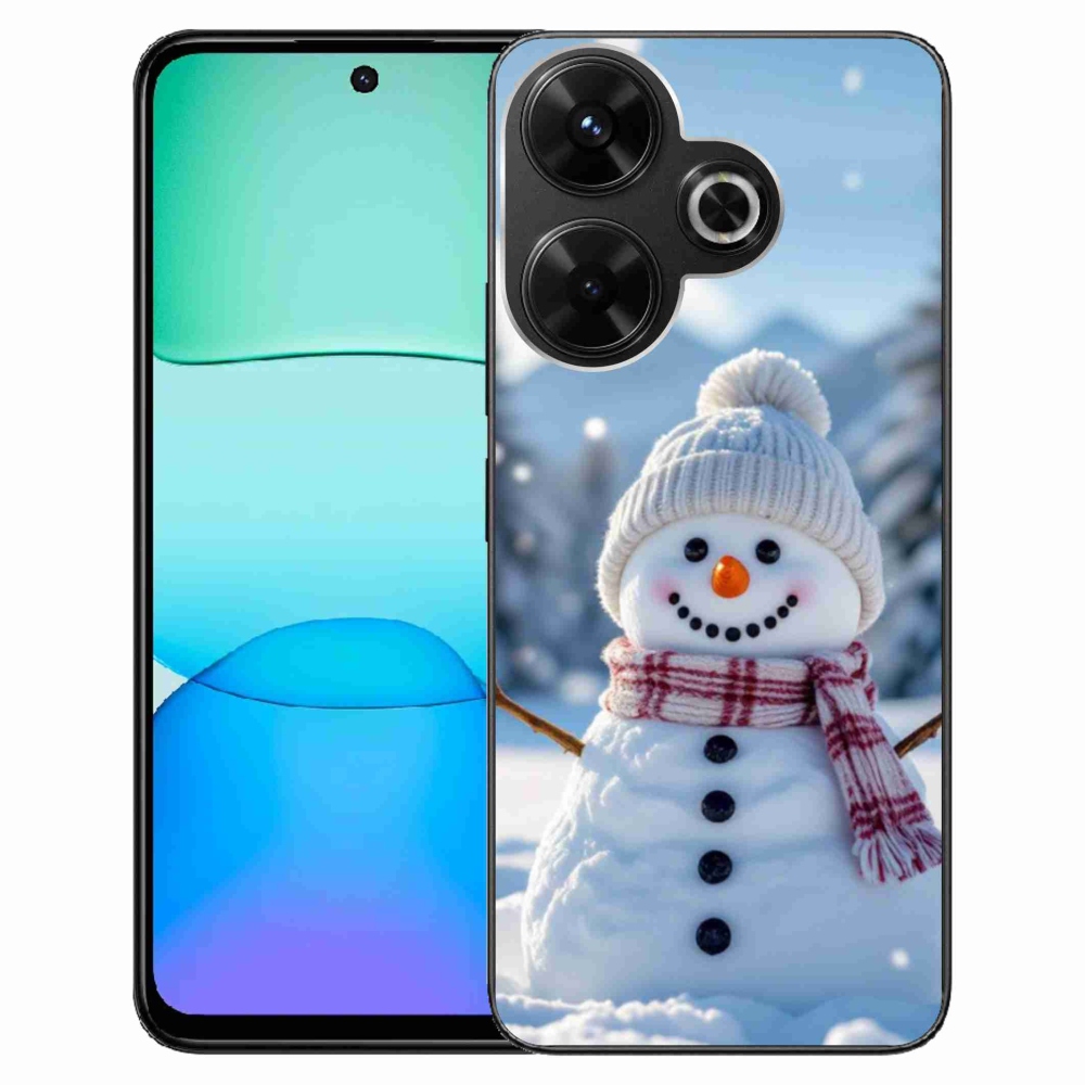 Gelový kryt mmCase na Xiaomi Redmi 13 4G/Poco M6 4G - sněhulák 3