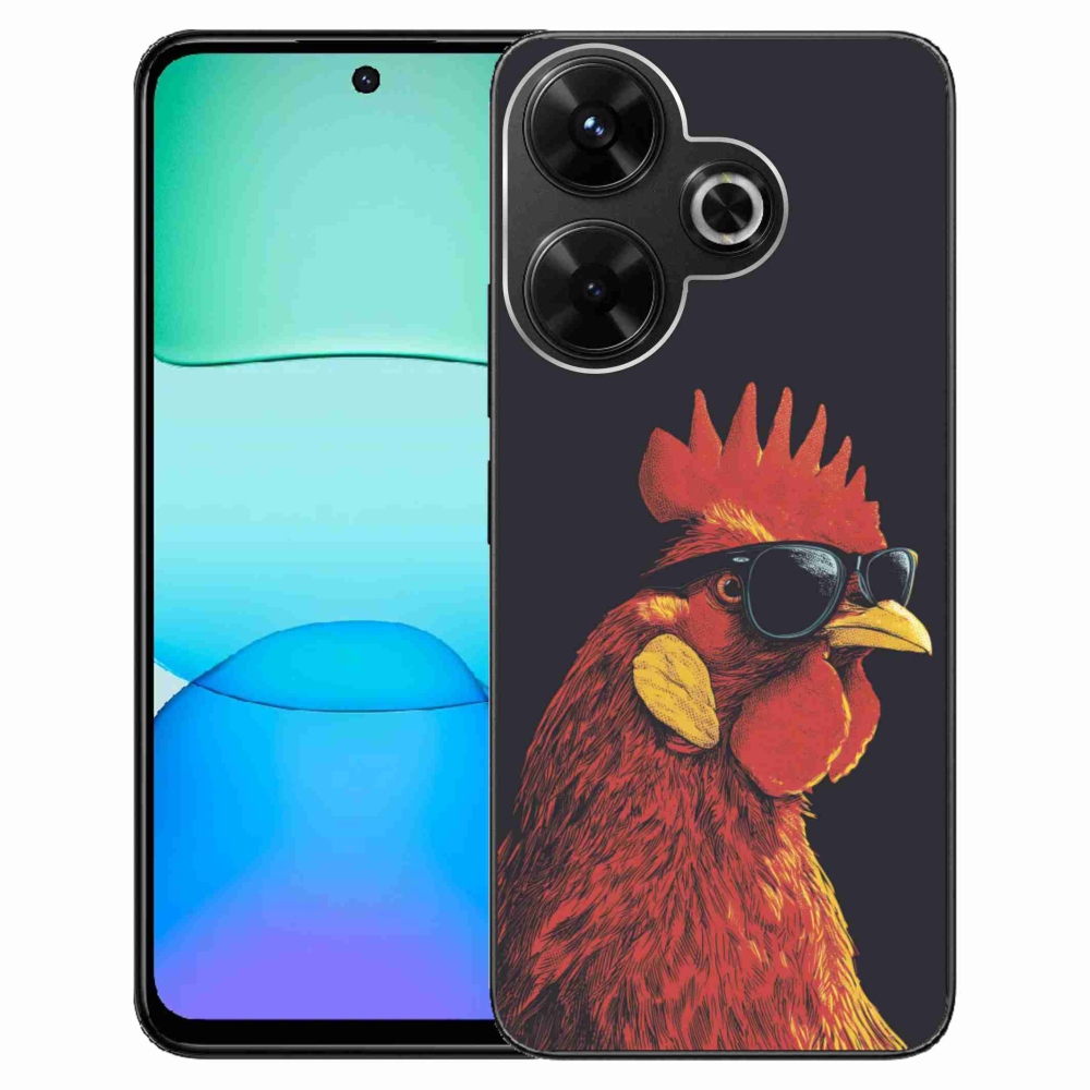 Gelový kryt mmCase na Xiaomi Redmi 13 4G/Poco M6 4G - stylový kohout