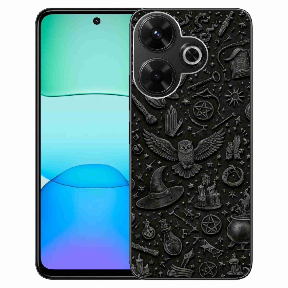 Gelový kryt mmCase na Xiaomi Redmi 13 4G/ Poco M6 4G - tmavý magický svět