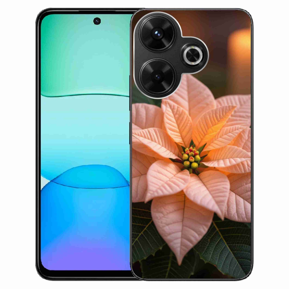 Gelový kryt mmCase na Xiaomi Redmi 13 4G/Poco M6 4G - vánoční hvězda