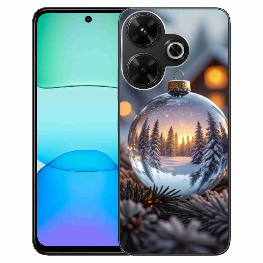 Gelový kryt mmCase na Xiaomi Redmi 13 4G/Poco M6 4G - vánoční ozdoba