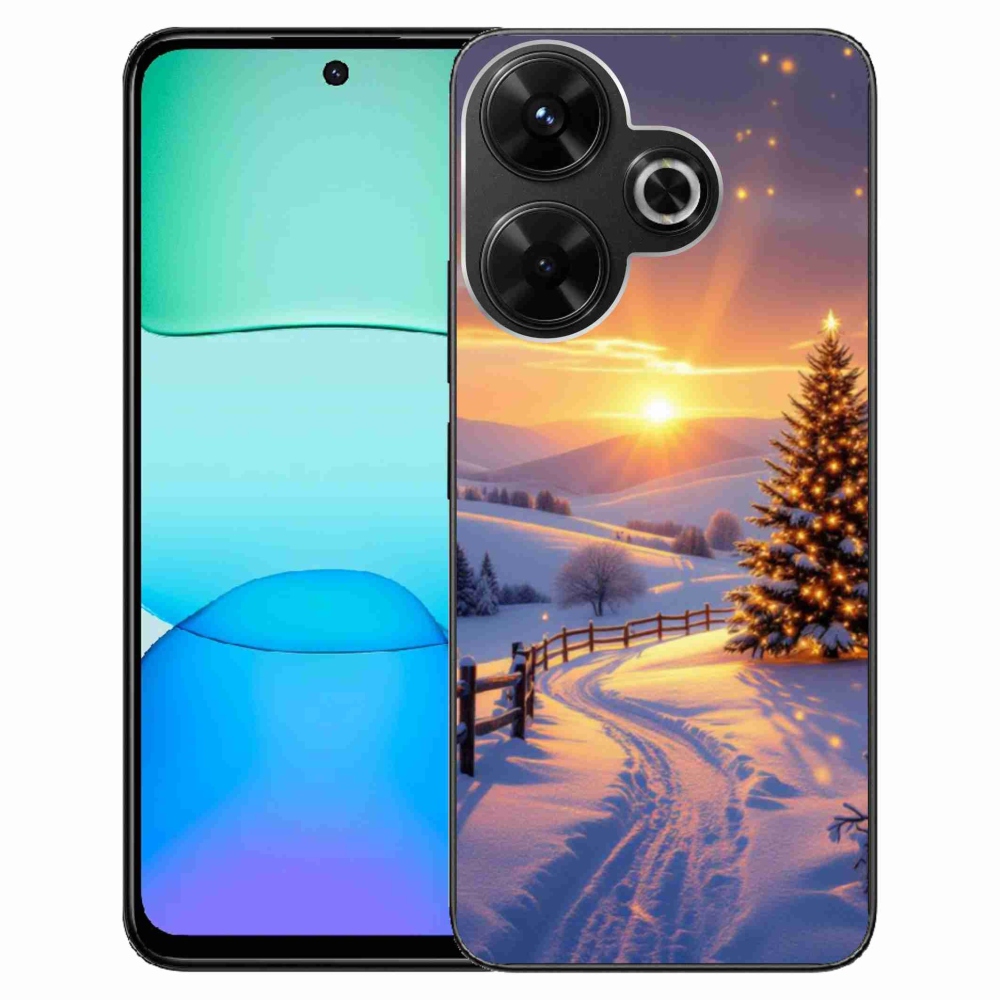 Gelový kryt mmCase na Xiaomi Redmi 13 4G/Poco M6 4G - zimní krajina