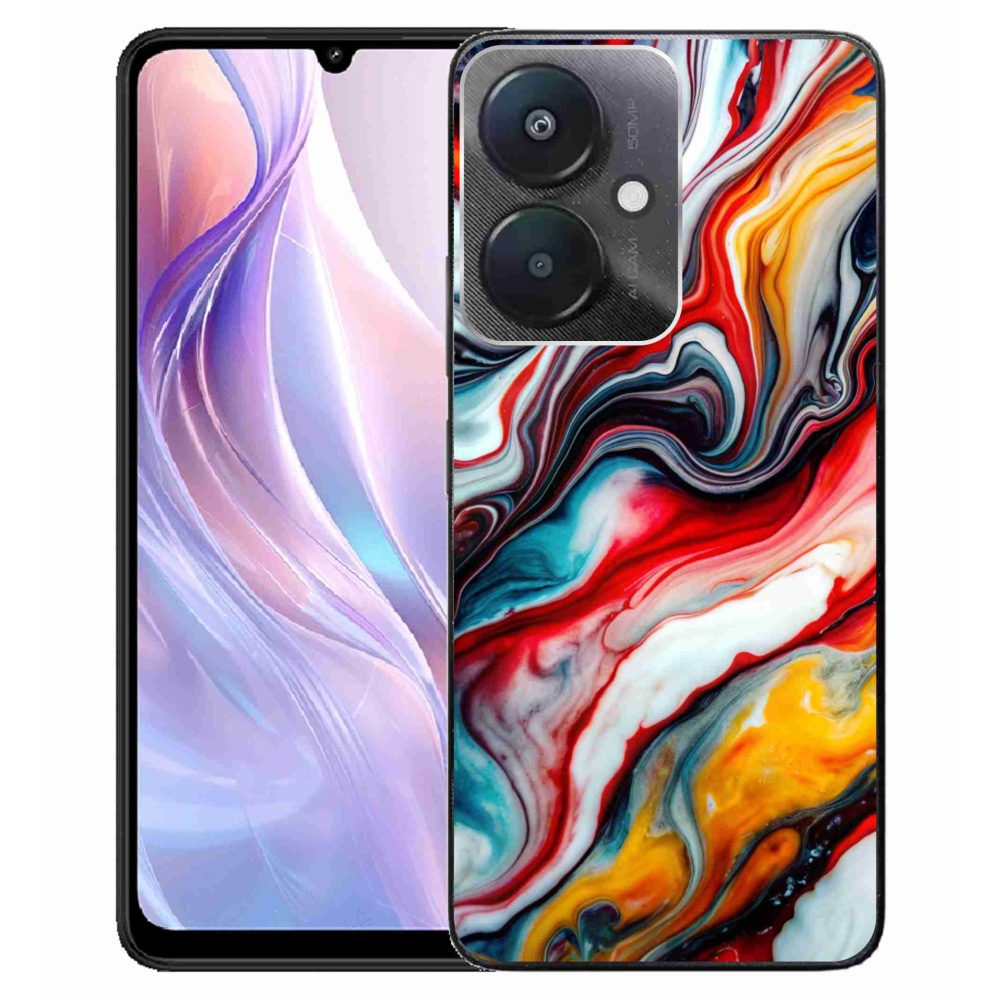 Gelový kryt mmCase na Xiaomi Redmi 13C 5G - abstraktní motiv 35