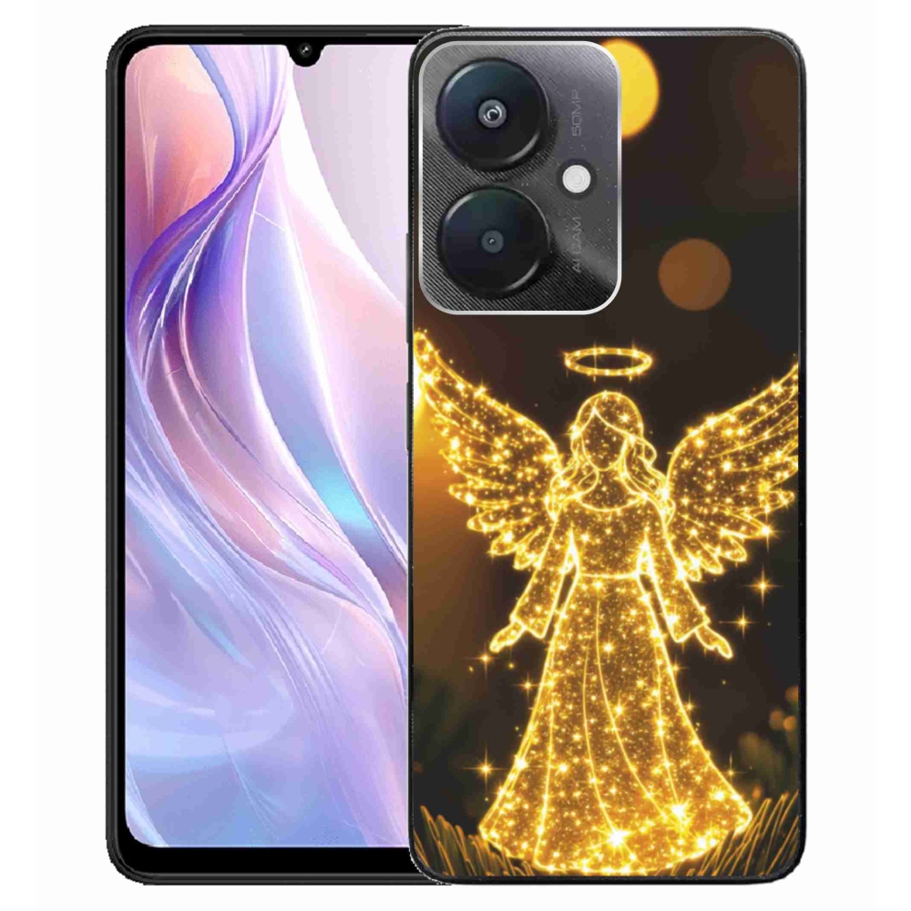 Gelový kryt mmCase na Xiaomi Redmi 13C 5G - anděl
