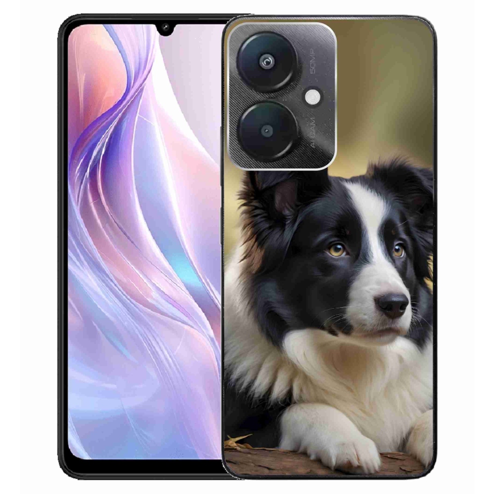 Gelový kryt mmCase na Xiaomi Redmi 13C 5G - border kolie 2